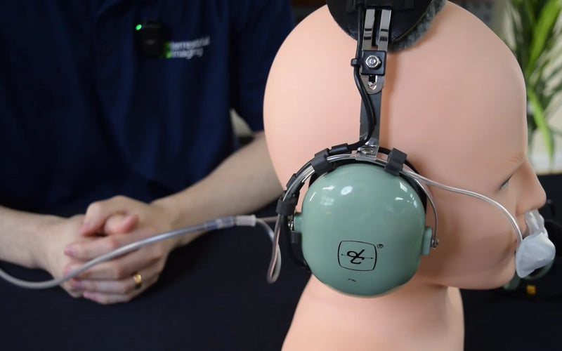 Oxygen Cannula Management for David Clark and Lightspeed Zulu 3 Headsets