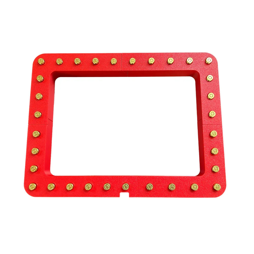 9mm case insert outer frame with bullets