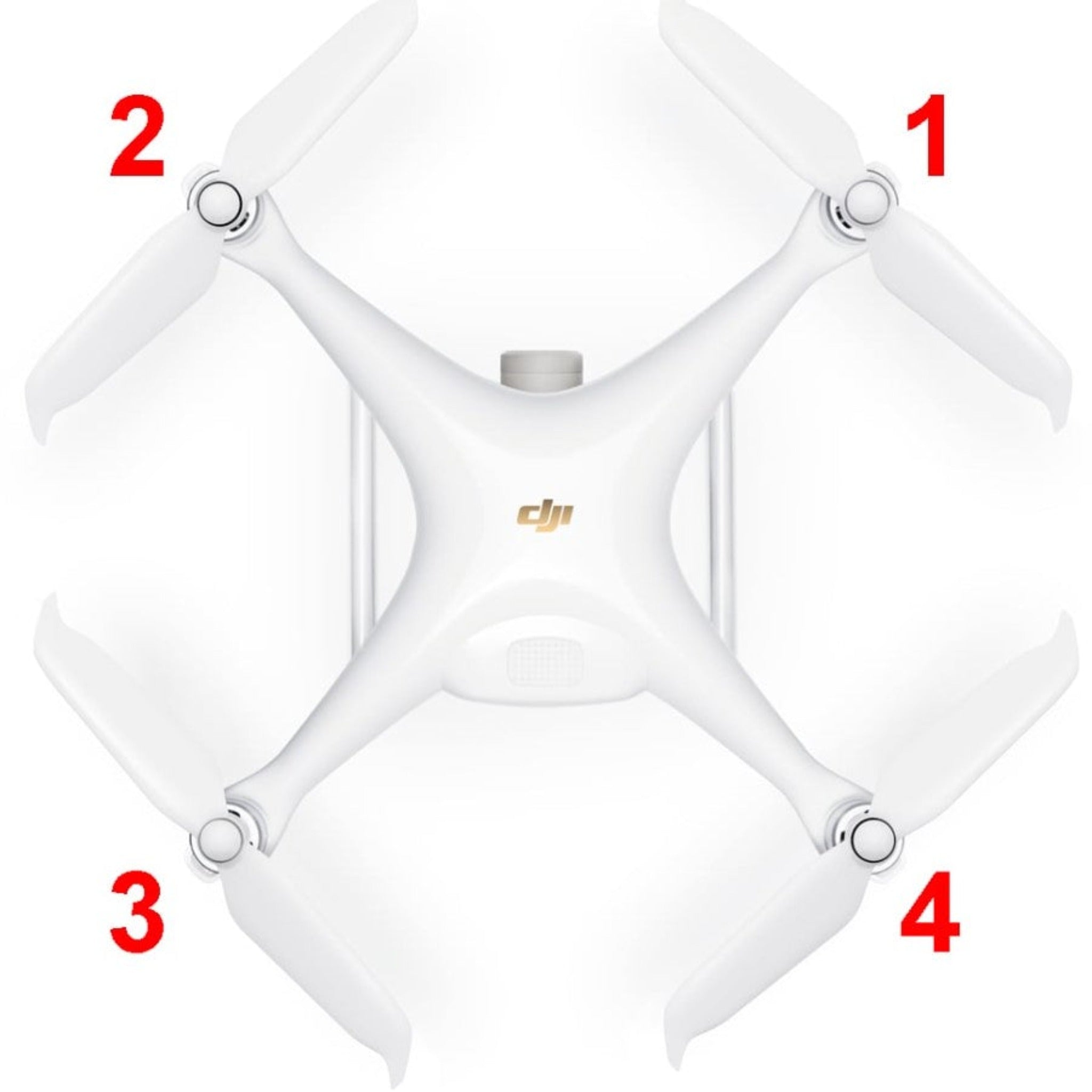 DJI Phantom 4 Pro Landing Gear Antenna Cover Set