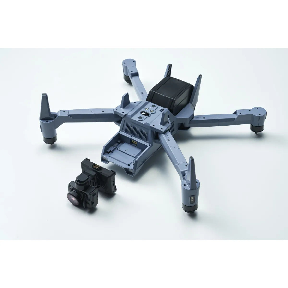acsl soten drone and camera disassembled
