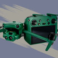 anzu raptor t with controller against raptor banner