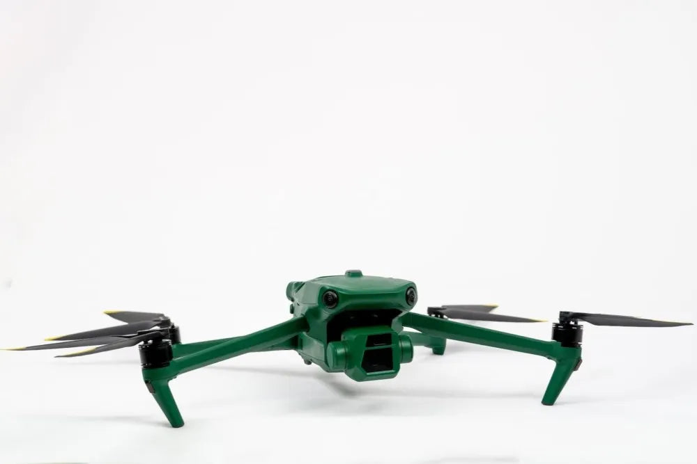 anzu raptor unfolded against white background