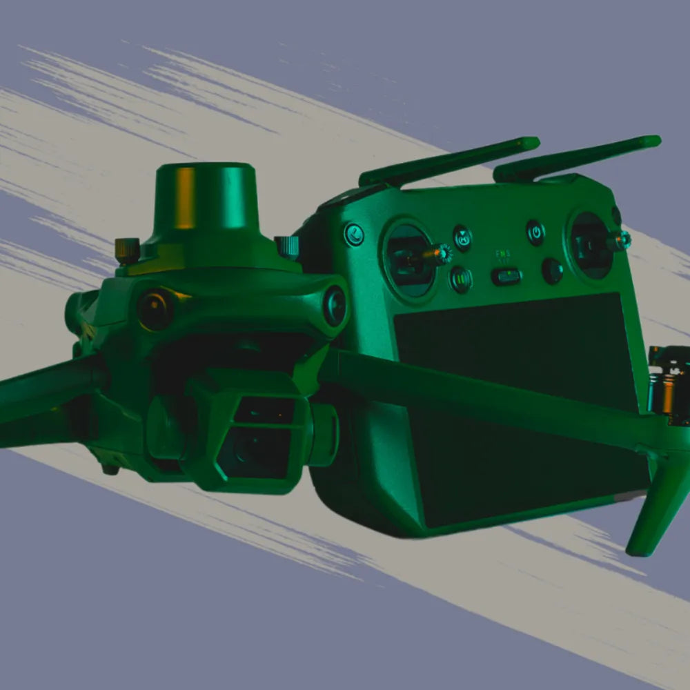 anzu raptor with controller against raptor banner