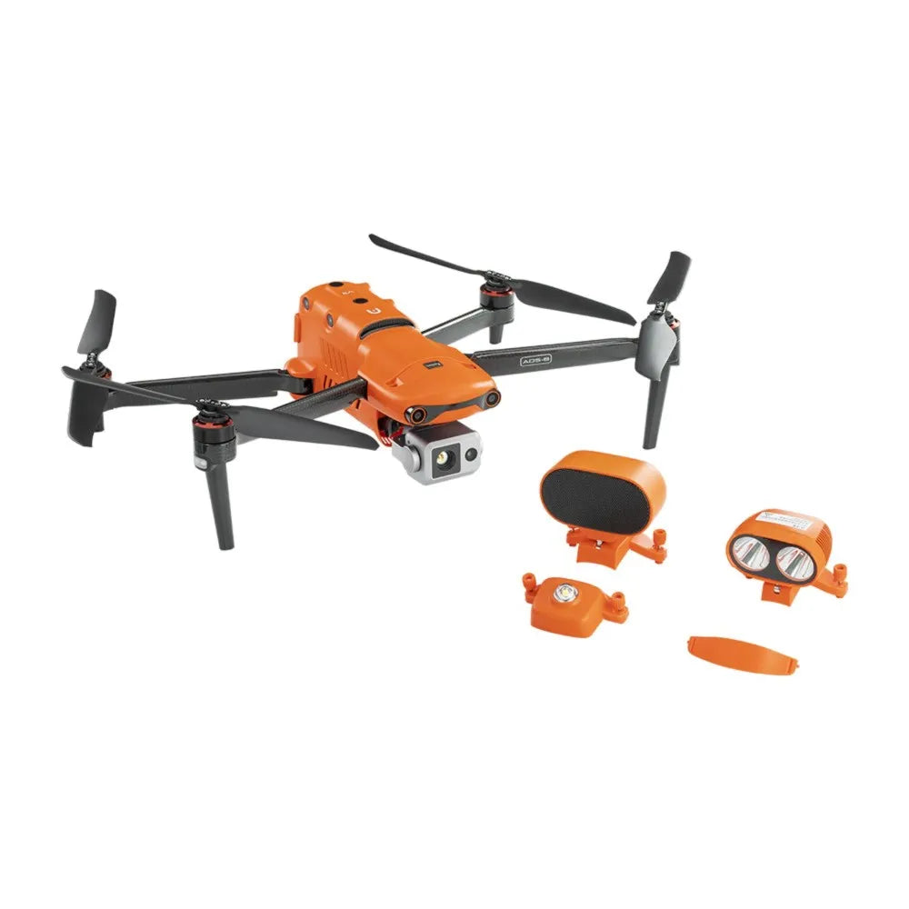 autel evo 640 t enterprise with speaker and spotlight against white background