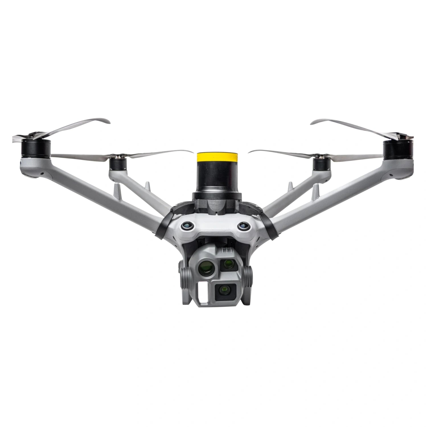 avss drone parachute on dji matrice 4d against white background