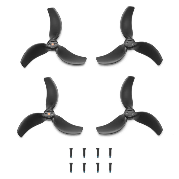 dji avata 2 full propeller set against white background