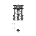 dji matrice 400 third gimbal connector against white background