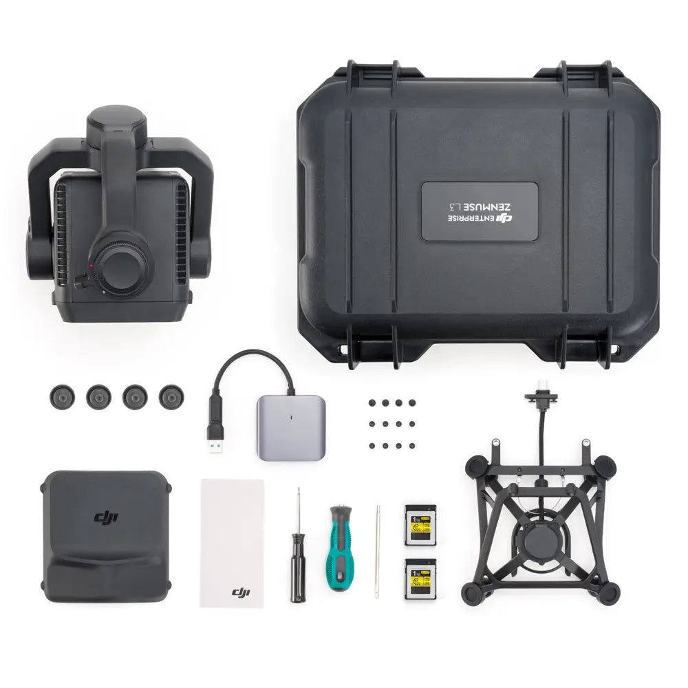 dji zenmuse l3 with case gimbal and accessories