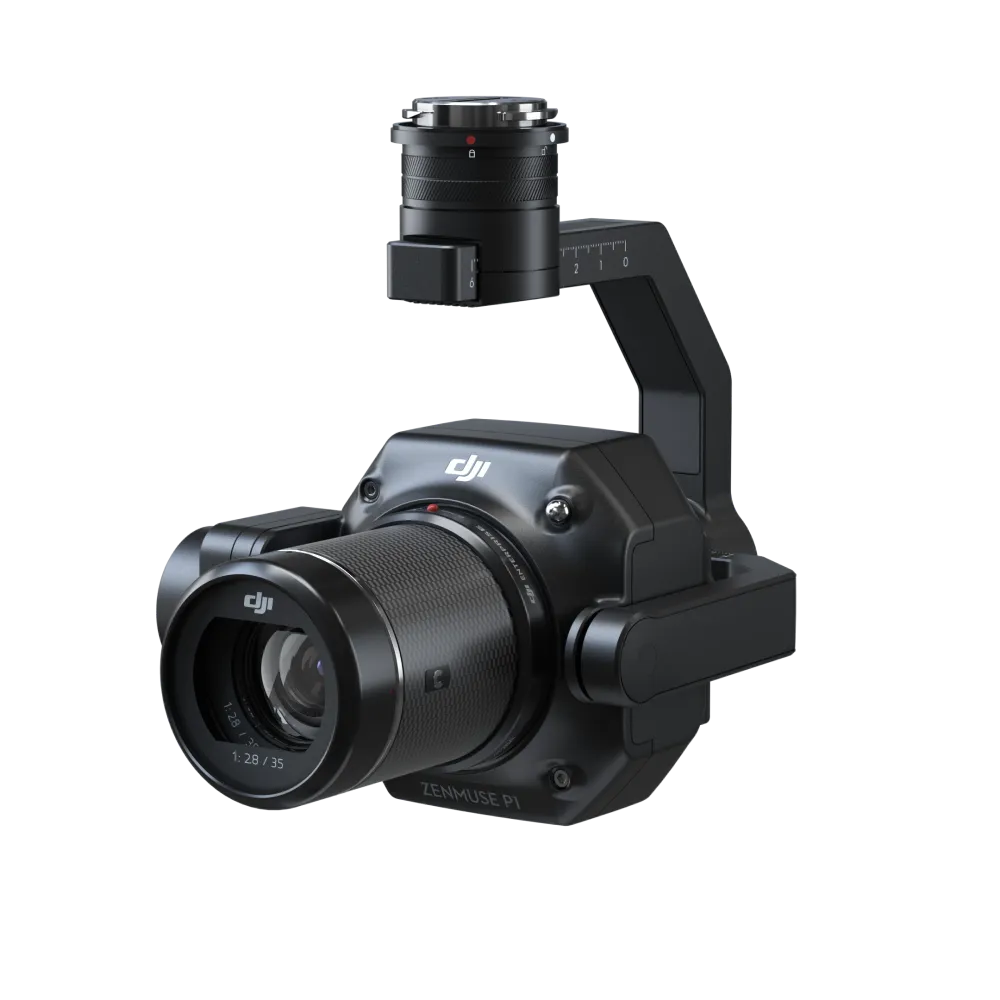 DJI Zenmuse P1 against white background