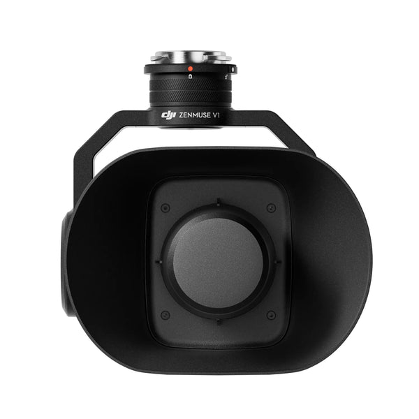dji zenmuse v1 speaker against white background