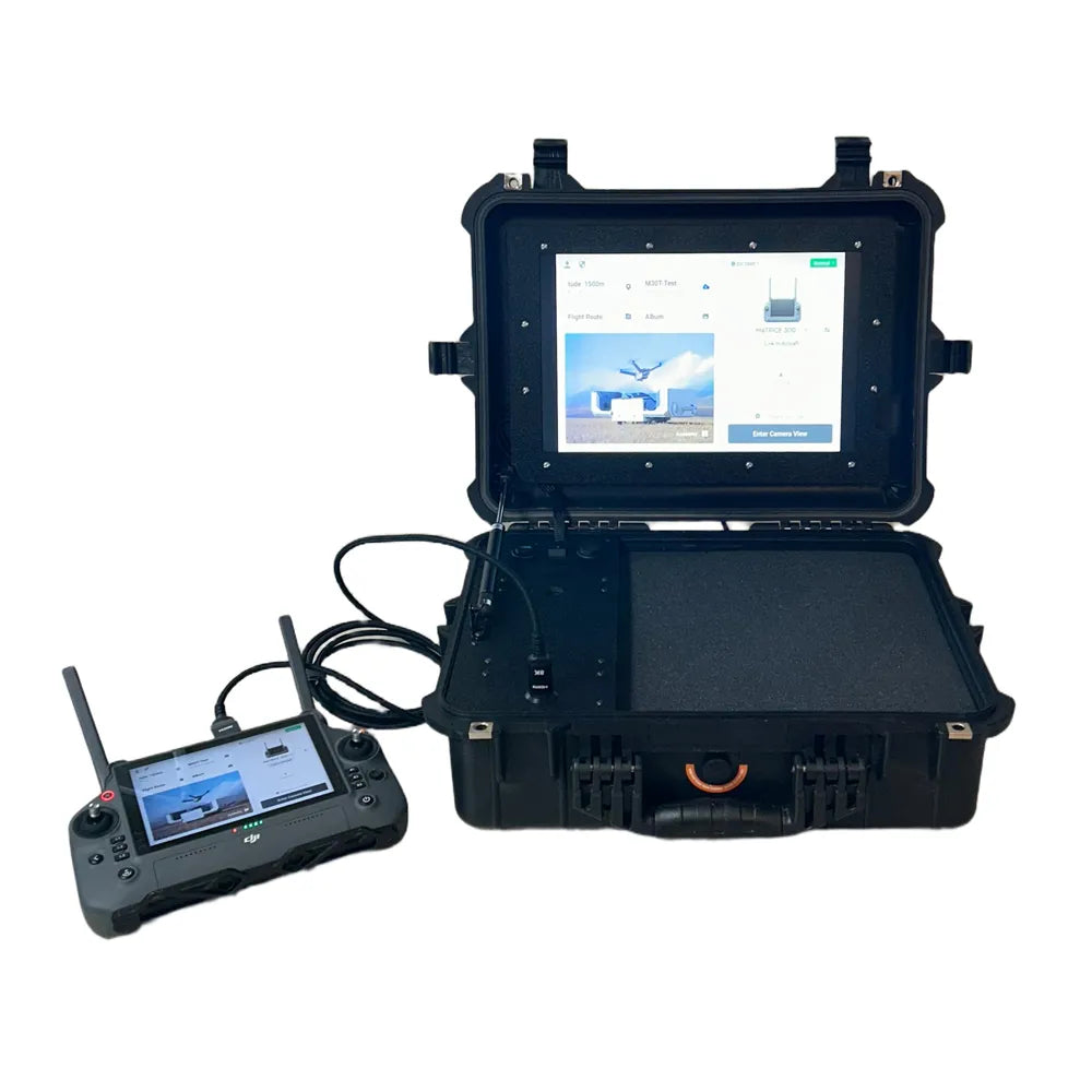 dromight football connected to dji rc plus controller
