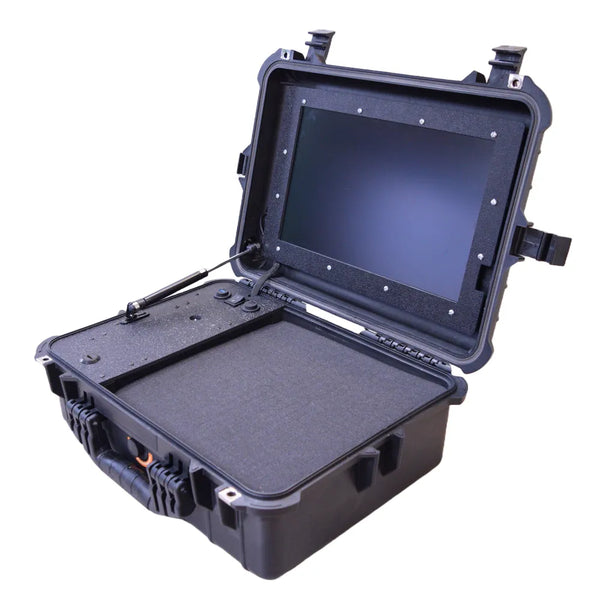 dromight football portable display case for drones