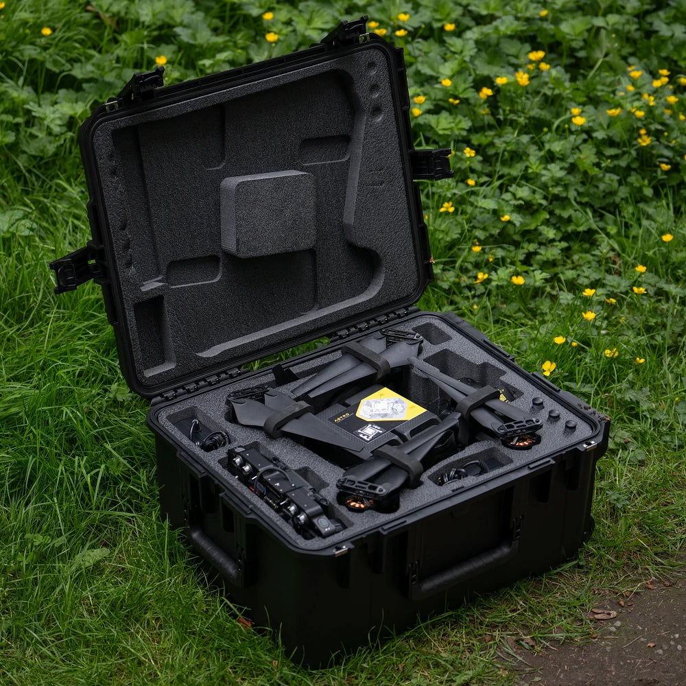freefly systems astro max in hard case outside
