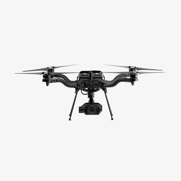 freefly astro with camera against white background