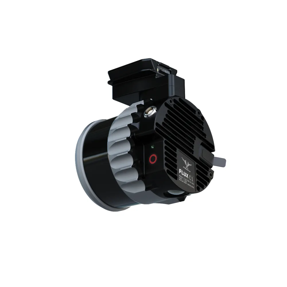 freefly systems flux o1 lidar sensor against white background
