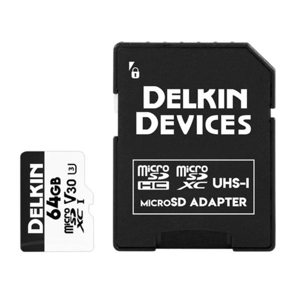 Delkin 64GB Action Hyperspeed MicroSDXC V30