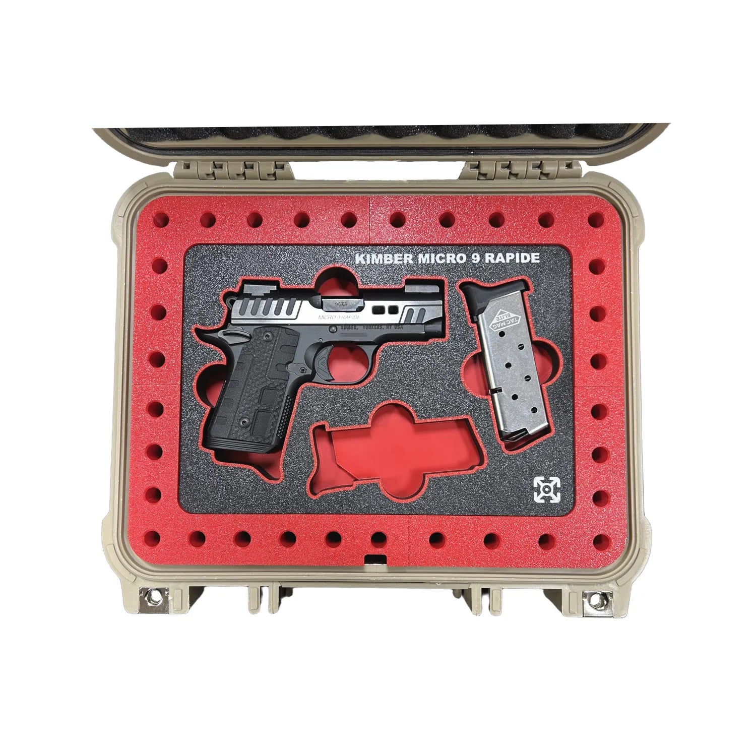 3D Printed Kimber Micro 9 Rapide Full Organizer Tray for Apache 2800 Case