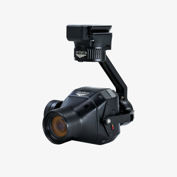 sentera 65r sensor with smart dovetail gimbal against white background