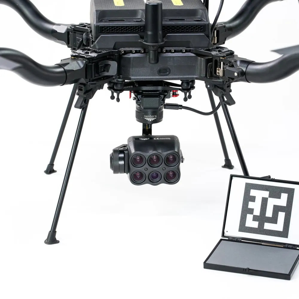 sentera multispectral sensor mounted on freefly astro drone