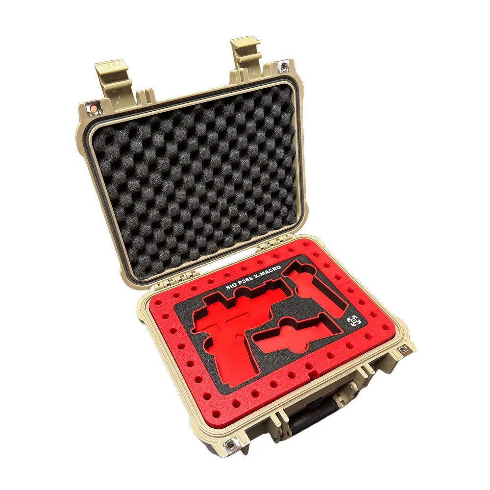 sig sauer p365 xmacro comp case insert in case side view