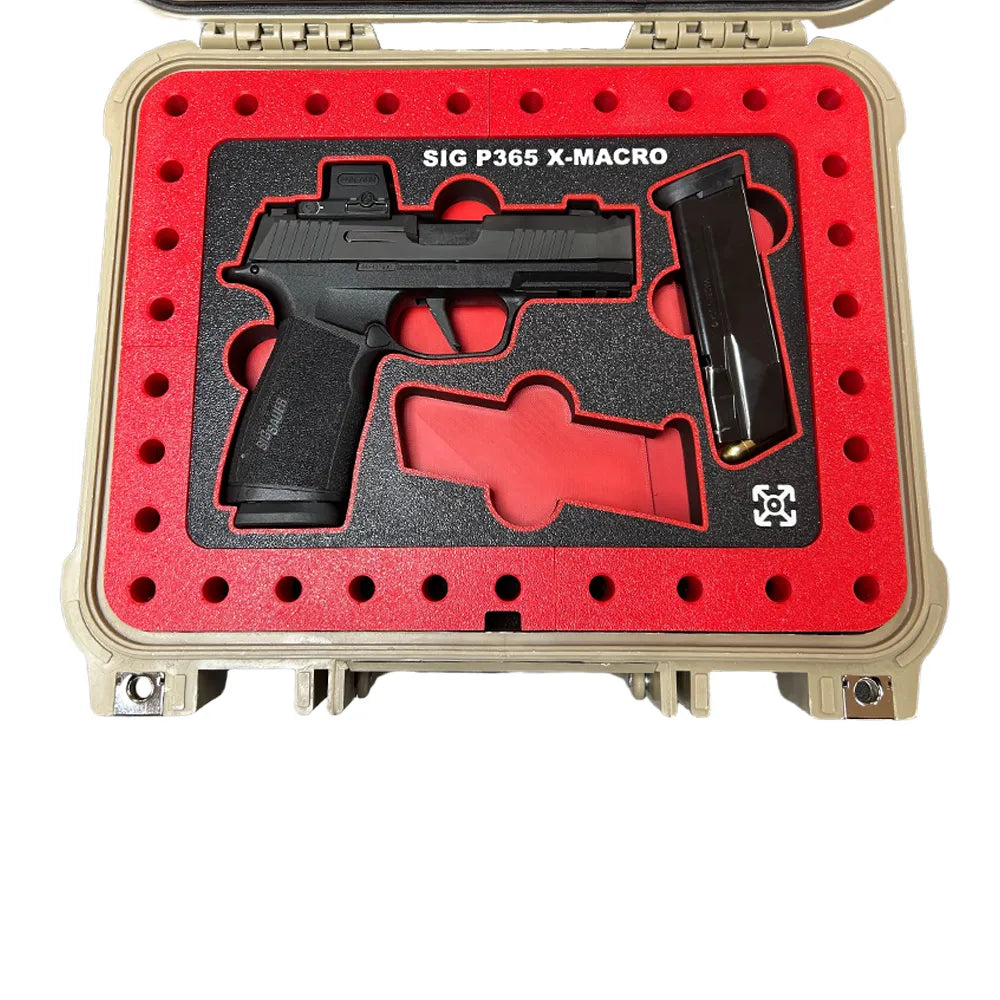 sig sauer p365 xmacro comp in case insert in harbor freight apache 2800 case