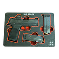 sig sauer p365x with two magazines in custom case insert inner piece