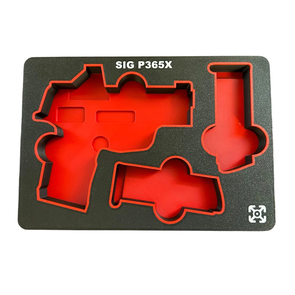 sig sauer p365x custom case insert inner piece