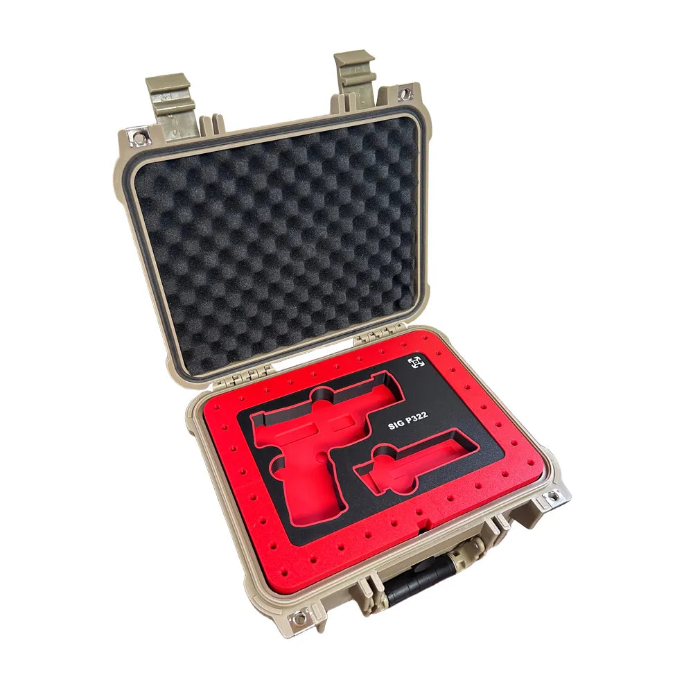 harbor freight apache 2800 case with sig sauer p322 custom case insert