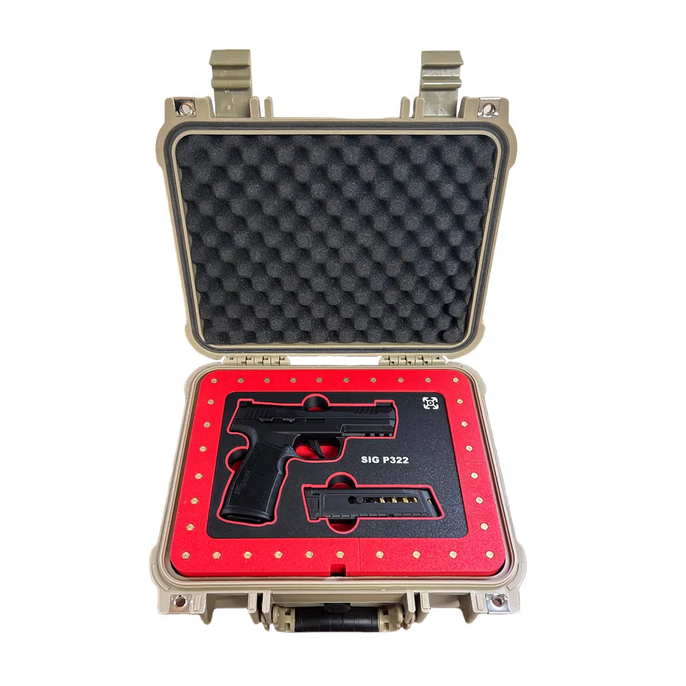sig sauer p322 in custom case insert
