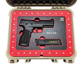 sig sauer p322 fire arm and magazine in 3d printed case insert