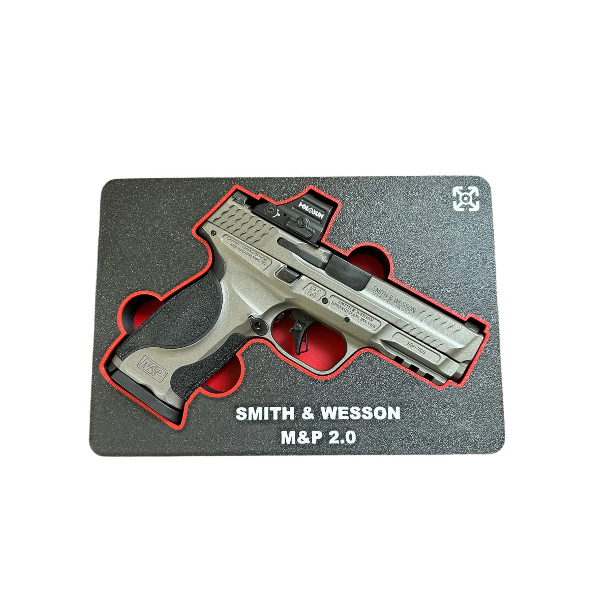 3D Printed Smith & Wesson M&P 9 2.0 Organizer and Ammo Display Tray For Apache 2800 Case