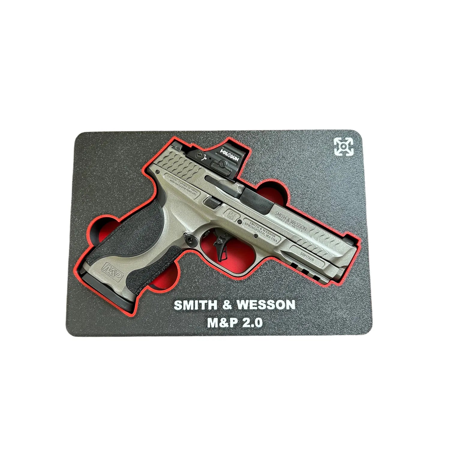 3D Printed Smith & Wesson M&P 9 2.0 Organizer and Ammo Display Tray For Apache 2800 Case