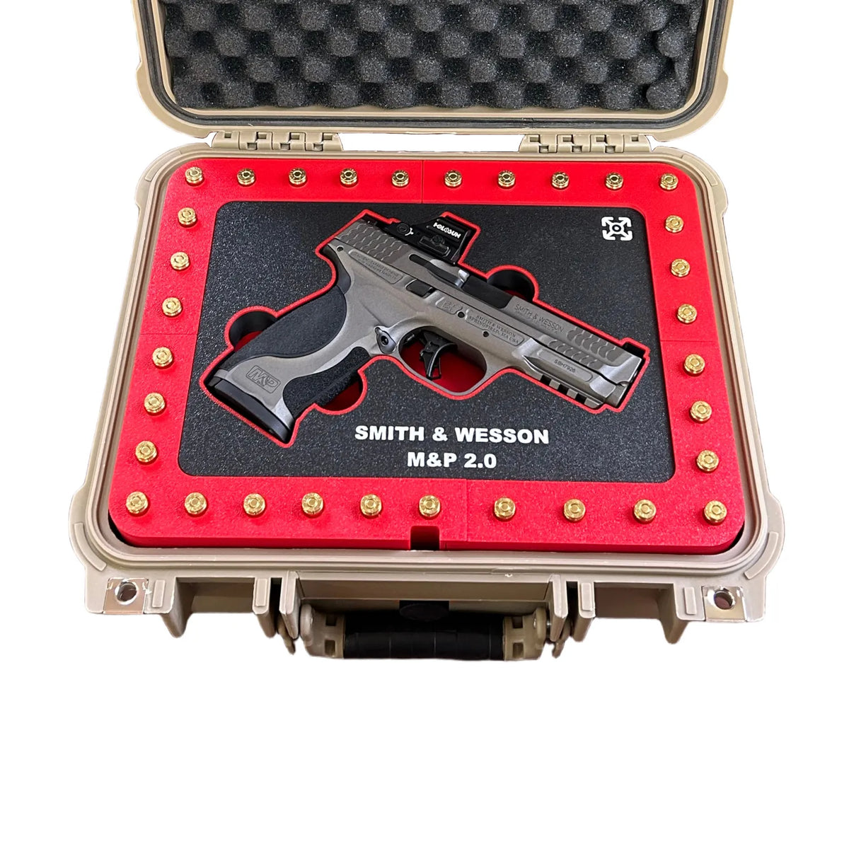 3D Printed Smith & Wesson M&P 9 2.0 Organizer and Ammo Display Tray For Apache 2800 Case