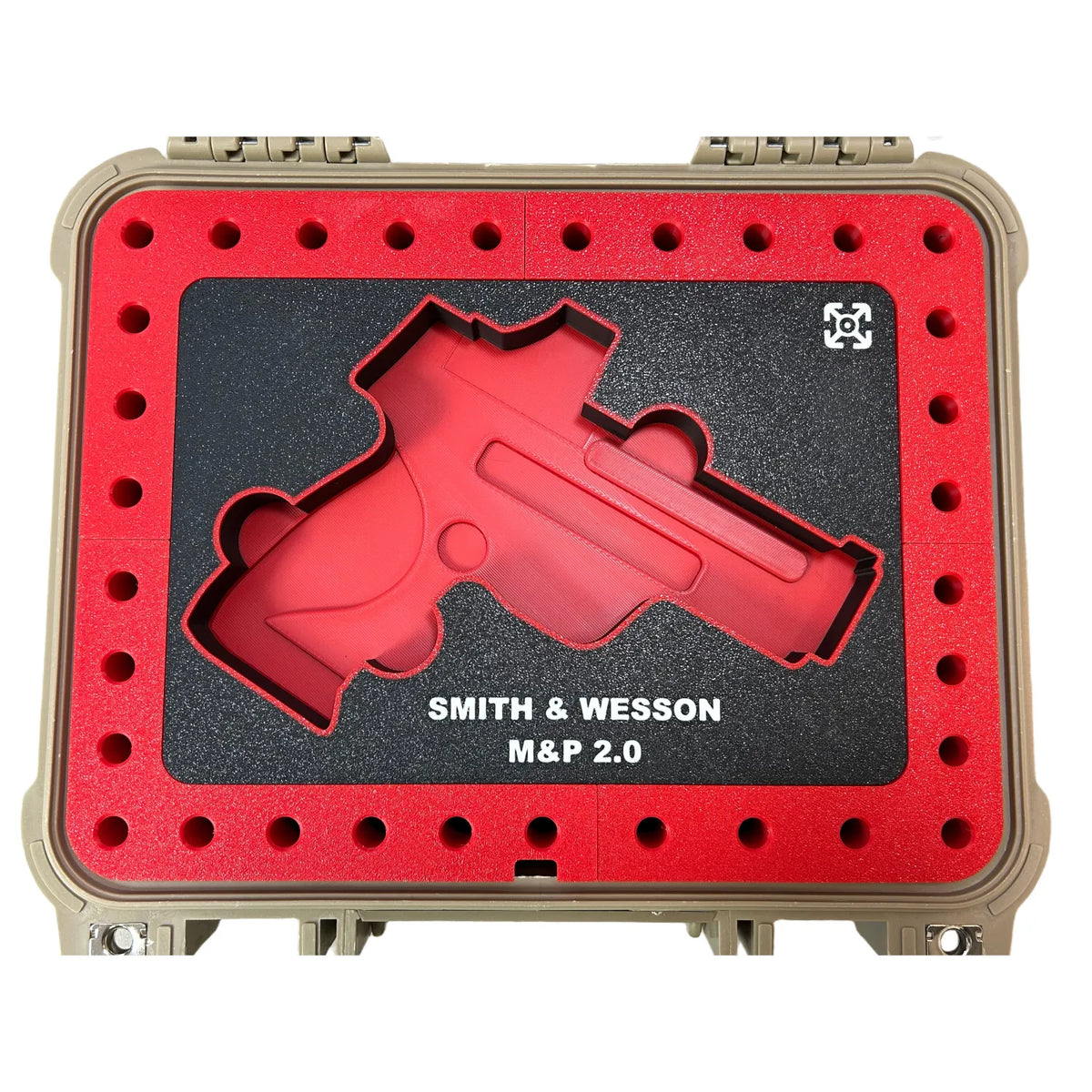 3D Printed Smith & Wesson M&P 9 2.0 Organizer and Ammo Display Tray For Apache 2800 Case