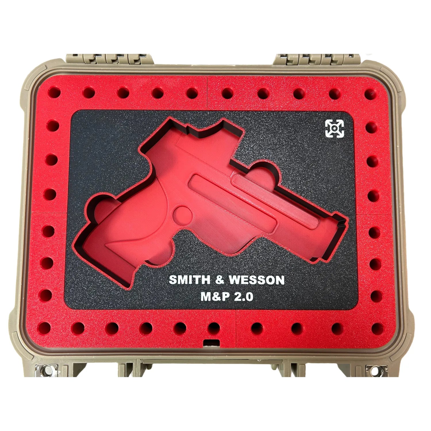 3D Printed Smith & Wesson M&P 9 2.0 Organizer and Ammo Display Tray For Apache 2800 Case