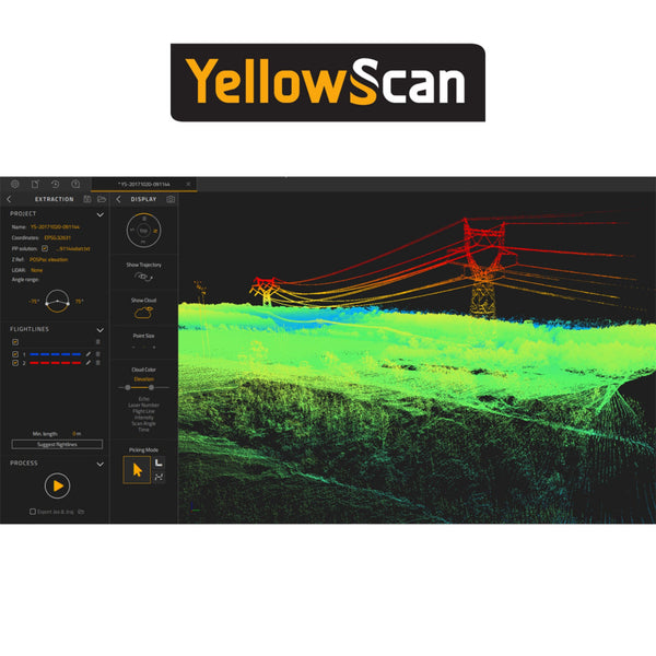YellowScan CloudStation LiDAR Processing Software