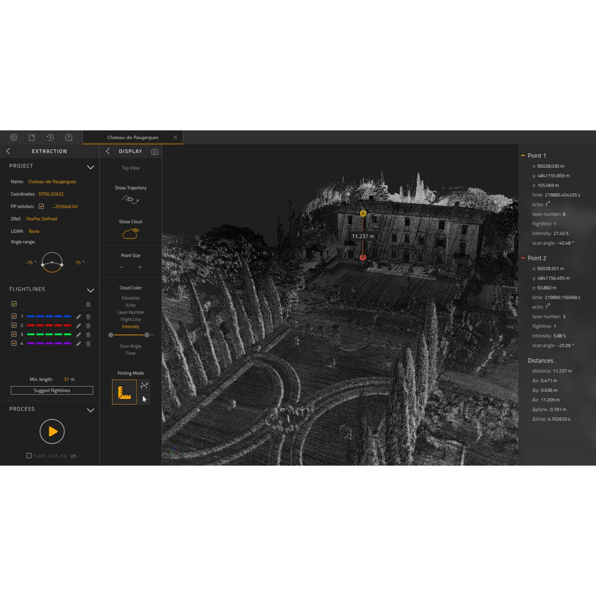 YellowScan CloudStation LiDAR Processing Software