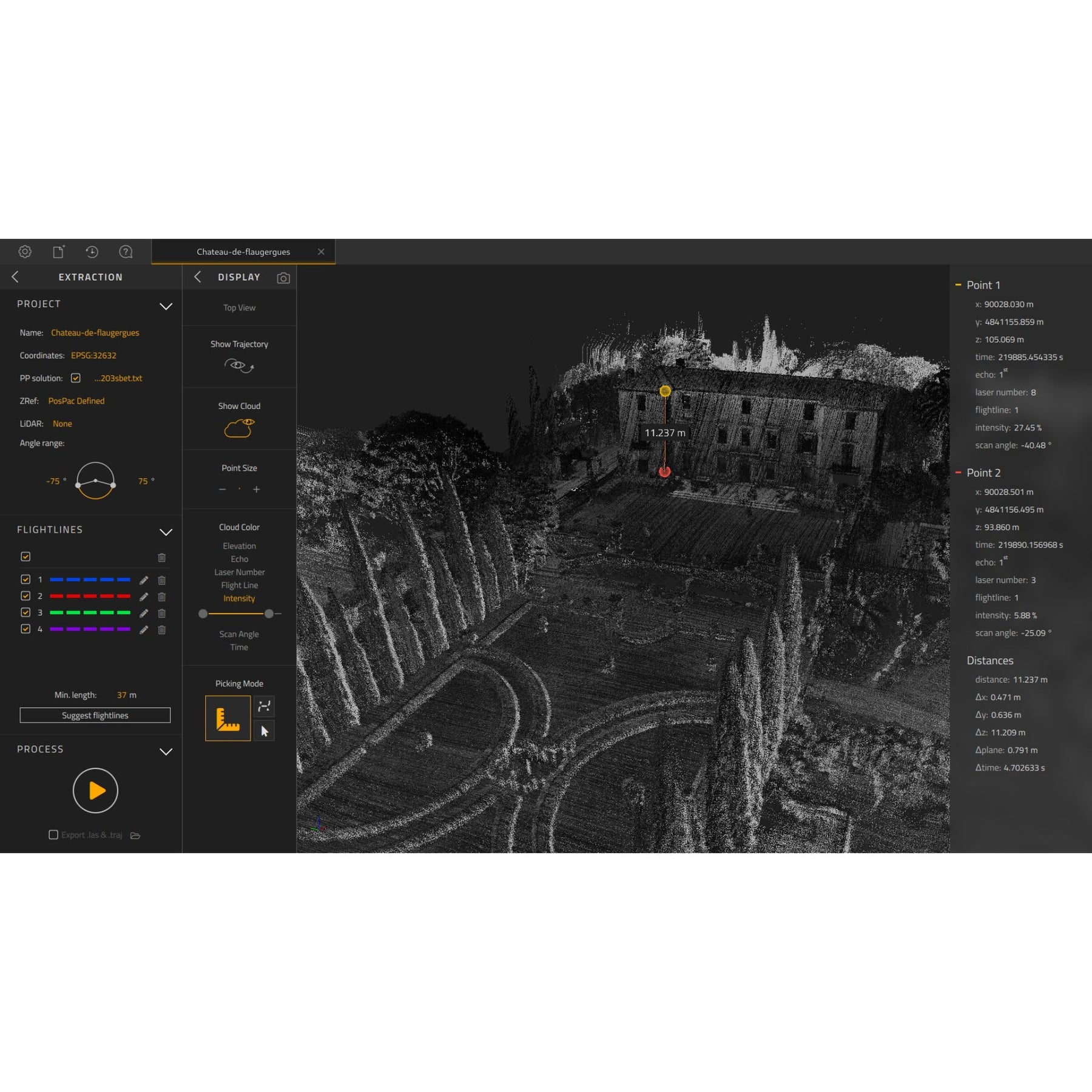 YellowScan CloudStation LiDAR Processing Software