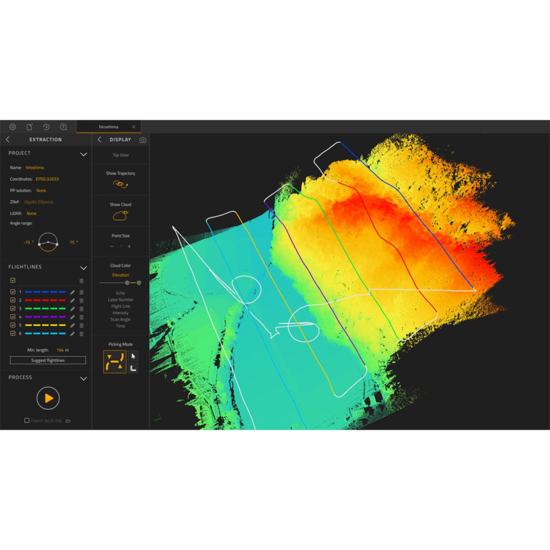 YellowScan CloudStation LiDAR Processing Software