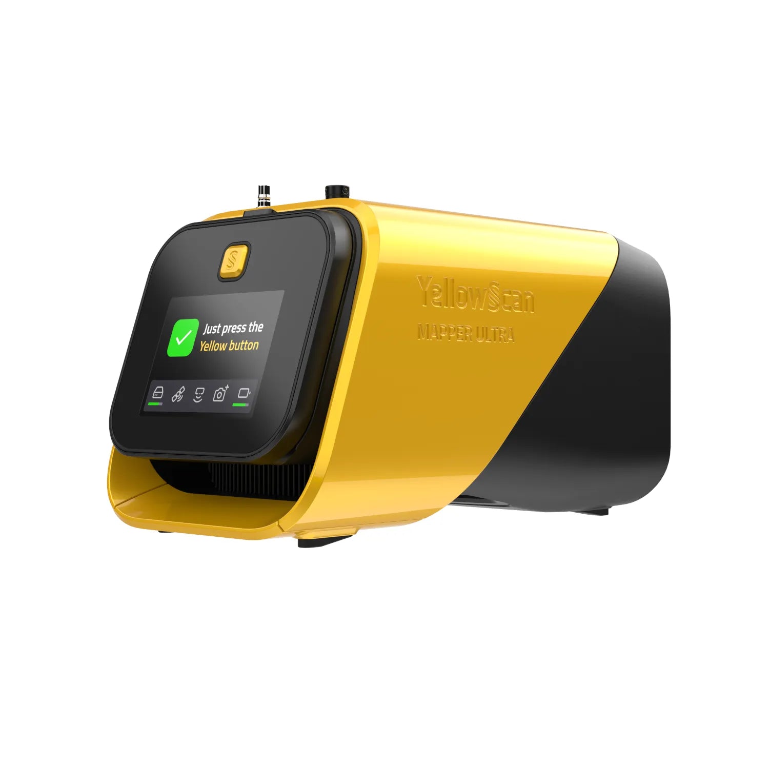 yellowscan mapper ultra lidar scanner touch screen
